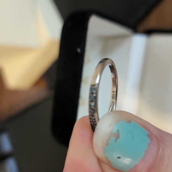 Sapphire Anniversary Band - Picture 3 of 3